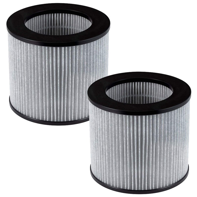 Fette Filter 2801 Premium Air Purifier Filters Compatible with Bissell 2801 High Efficiency and Carbon Filter for Bissell My Air Personal Models # 2780, 2780A, 27809, 3329, 2780P, 3329, 2780B - Pack of 2 - Image 1